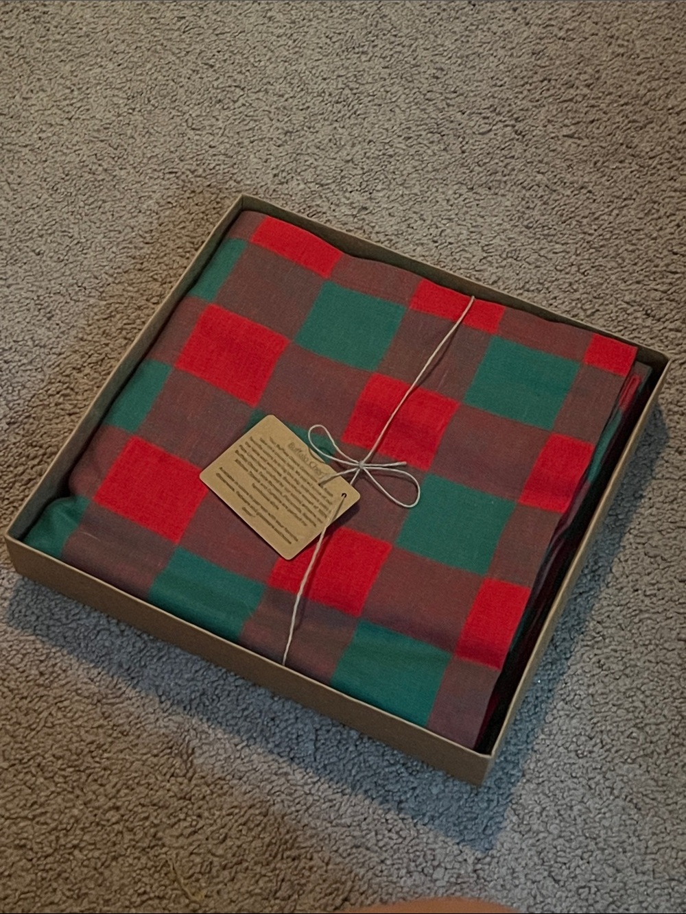 Solino Home Buffalo Check Table Cloth.